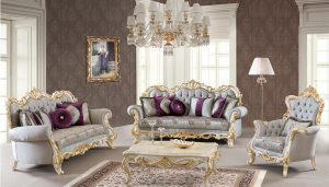 Set Sofa Tamu Mewah Ukir Jepara Terbaru
