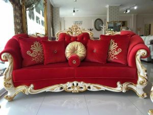 Desain Bangku Sofa Ruang Tamu Ukiran