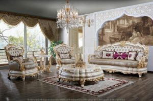 Set Kursi Sofa Mewah Ukir Jepara