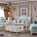 Sofa Ruang Tamu Mewah Kulit 321 Berkualitas