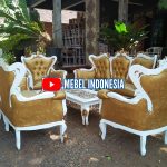 Set Kursi Sofa Tamu Romawi Kayu Jati Mewah
